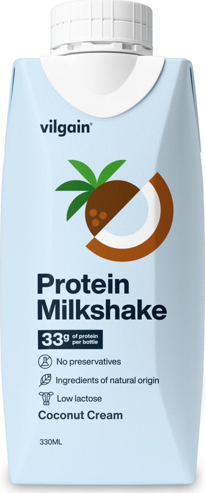 Vilgain Protein Milkshake 330 ml coconut cream