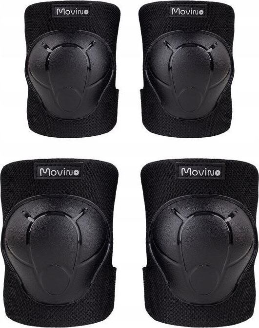 Súprava chráničov MOVINO Cariboo®, lakte a kolená, čierne, veľ. M