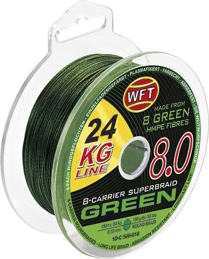 WFT KG 8.0 Green 0,18 mm 24 kg 150 m