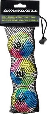 Winnwell Loptička Dúhová (3 pack), Mix, Medium