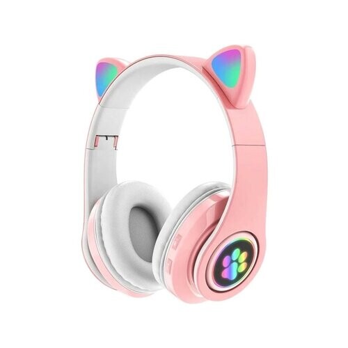 Extralink bezdrôtové slúchadlá s mačacími ušami - ružové