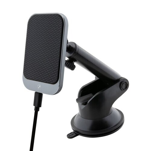 BMW Signature Edition Magnetický Indukční Držák do Auta s 15W Bezdrátovým Nabíjením Black