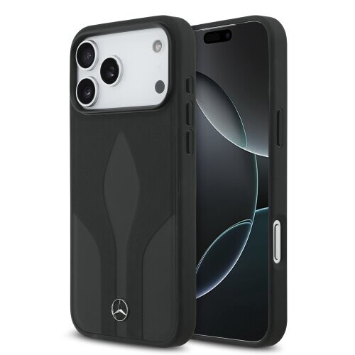 Mercedes Leather The Move MagSafe Zadní Kryt pro iPhone 17 Pro Max Black