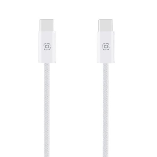 OBAL:ME Super Fast USB-C/USB-C Pletený kabel 100W 2m White