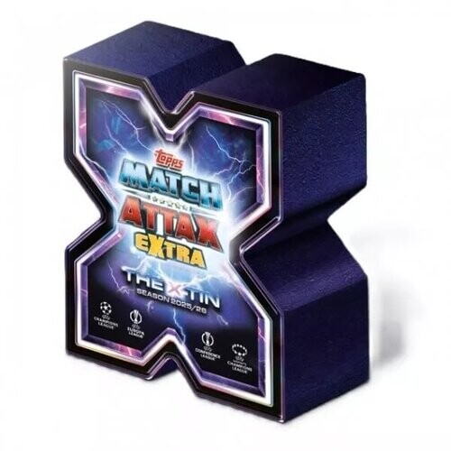 Futbalové karty Topps UCC Match Attax Extra 2025/2026 The X Tin