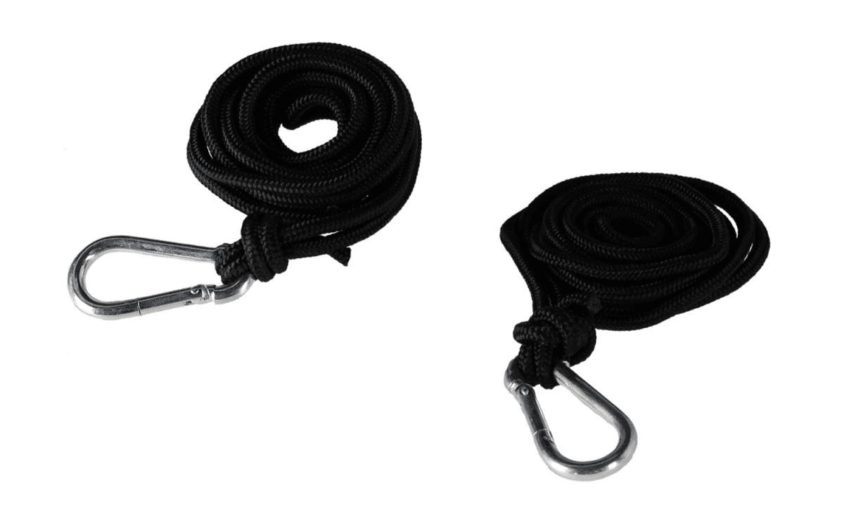 Sada pro upevnění houpací sítě LINY černá