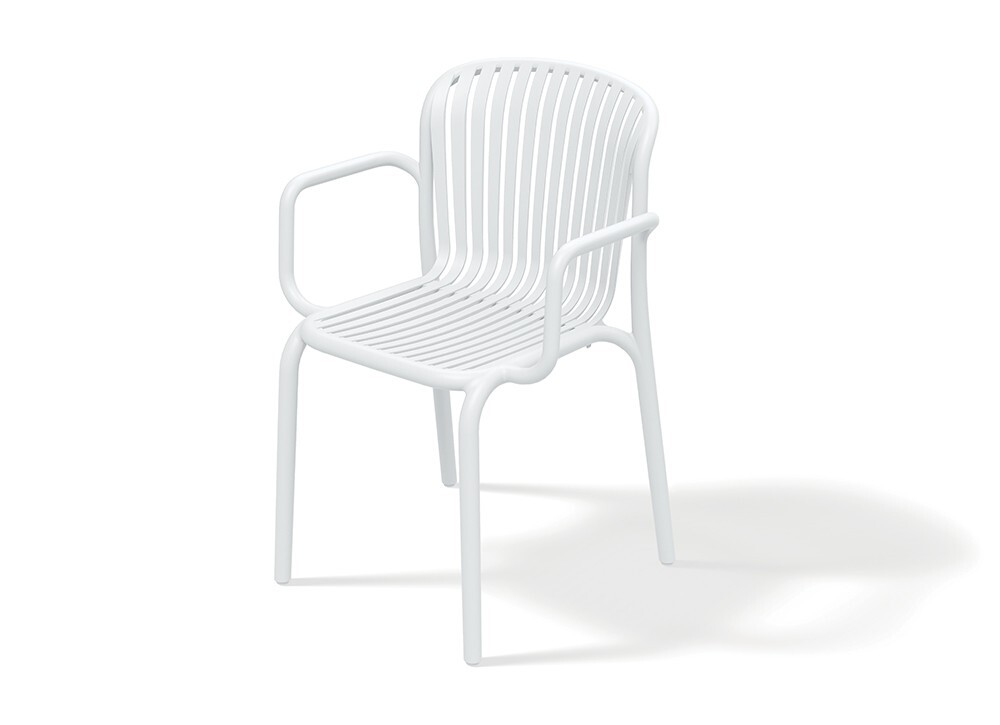 Záhradná stolička s podrúčkami BRENES 57,5x53x82,5 cm - výber z 6 prevedení