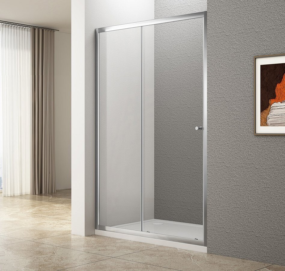 AQUALINE - UGGA posuvné sprchové dvere 1400, sklo číre ATS140