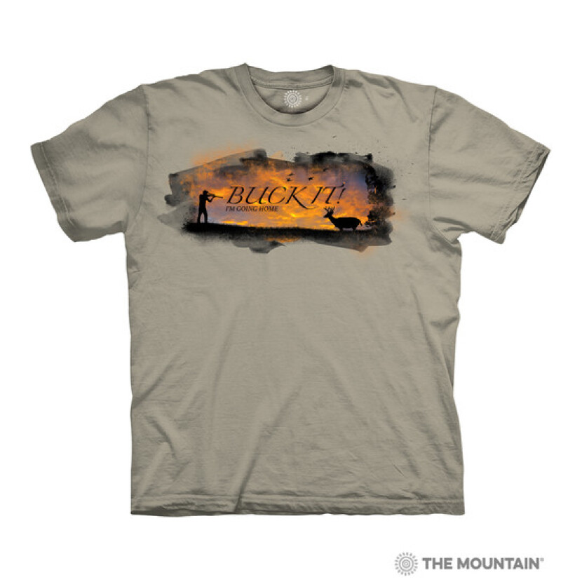 Tričko unisex Mountain Deer Buck It Hunting (jeleň) - béžové, 3XL