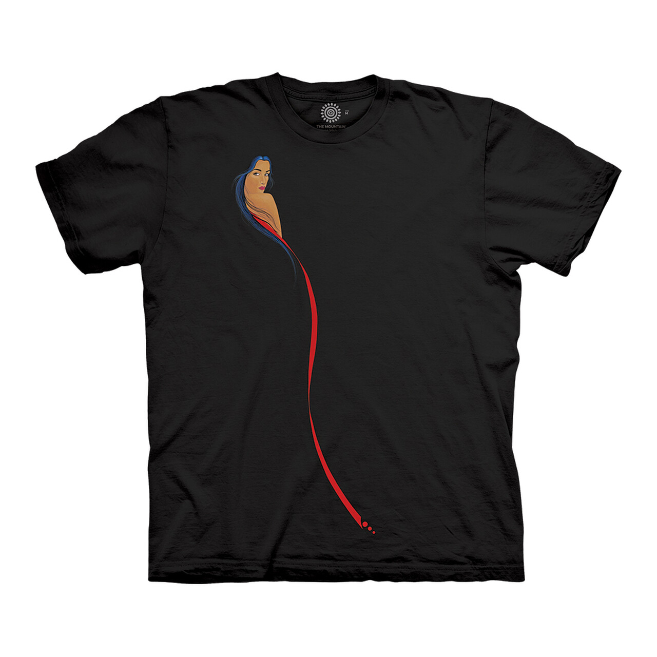 Tričko unisex The Mountain Out Of The Shadows - čierne, 4XL