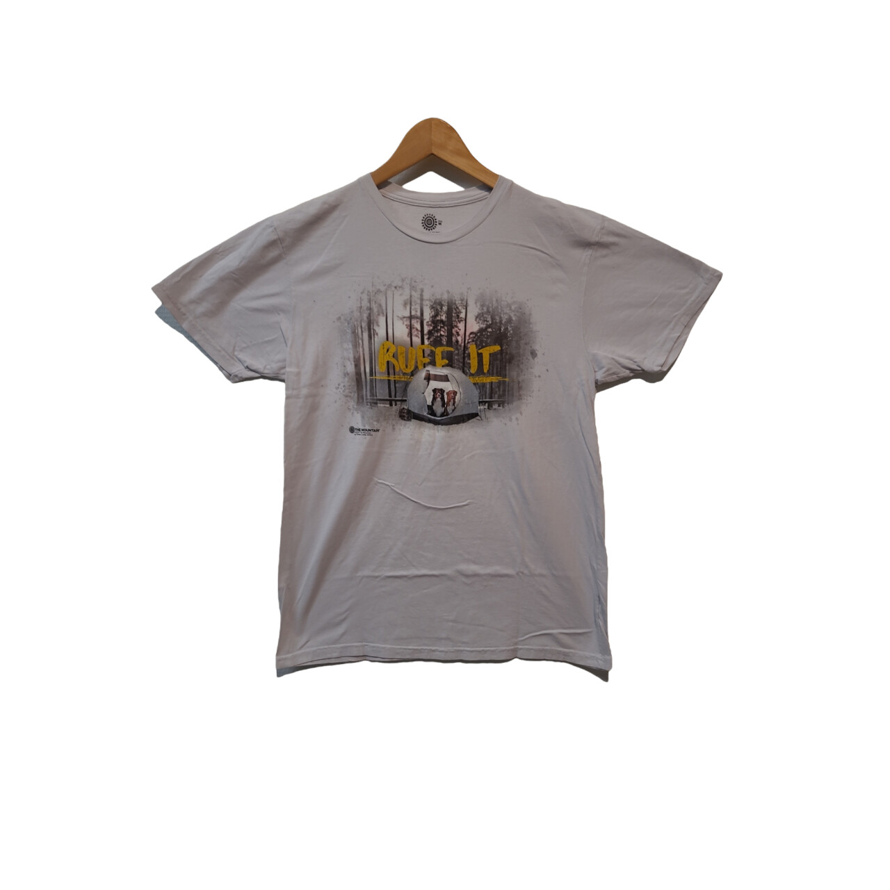 Tričko unisex The Mountain Ruff It - sivé, 3XL