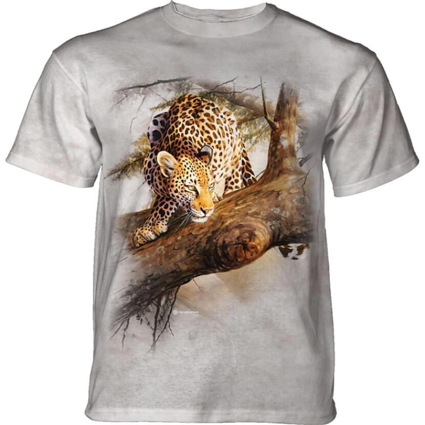 Tričko unisex The Mountain Tree Demon Leopard (leopard) - sivé, 3XL
