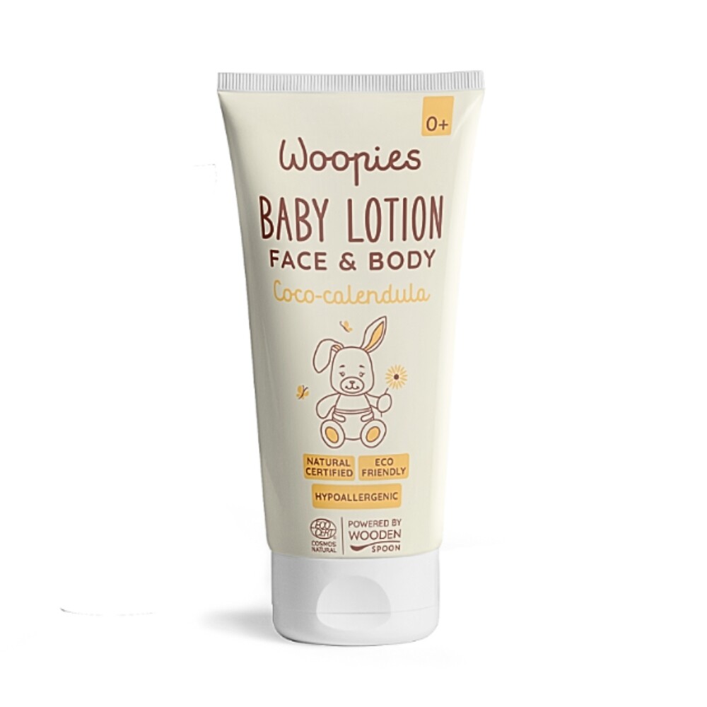 Detské telové mlieko kokos a nechtík Wooden Spoon 100ml