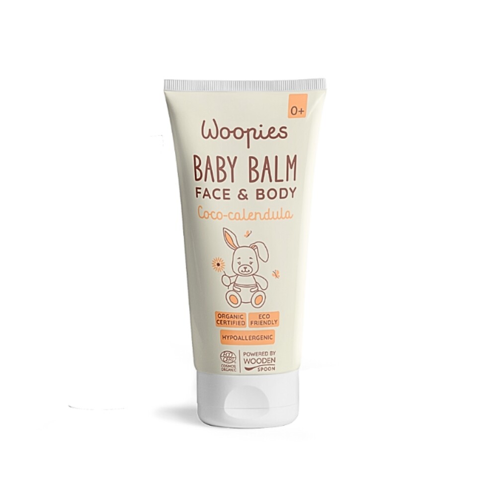 Detský organický balzam na telo a tvár kokos a nechtík Wooden Spoon 100ml