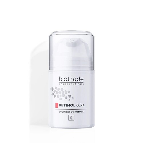 Nočná krémová maska na pleť s 0,3% retinolom Biotrade 50ml