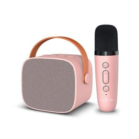 Maxlife Bluetooth karaoke set MXKS-100 ružový