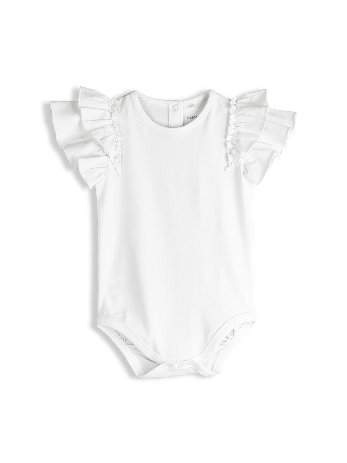 GATE Bavlnené body pre bábätká s volánmi