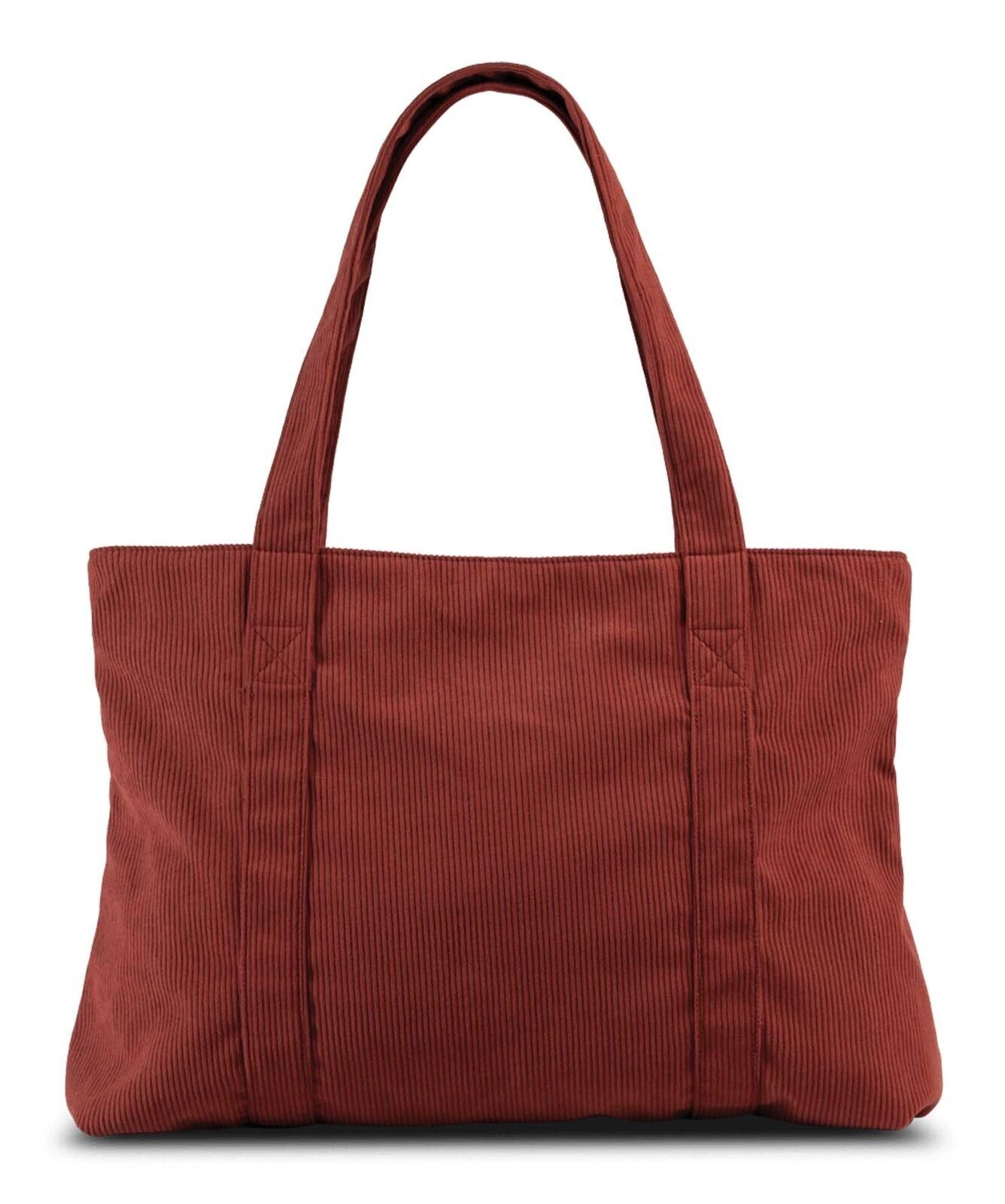 Dámska menčestrová kabelka cez rameno Bench. - tehlovo červená