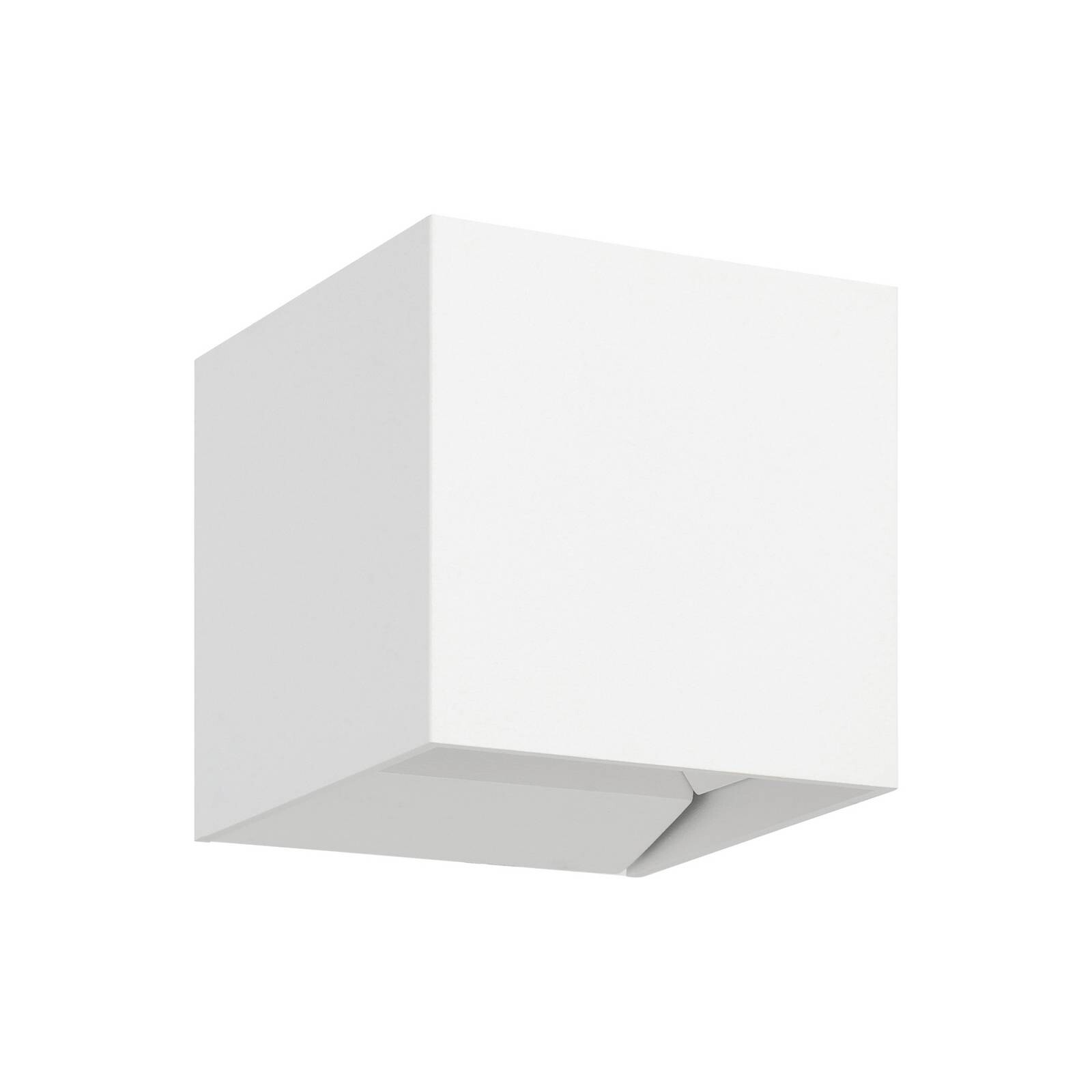 LED vonkajšie nástenné svietidlo Calpino 3, biela, šírka 10 cm, 2-pl.