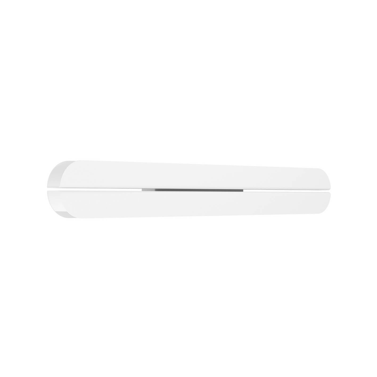 LED vonkajšie nástenné svietidlo Vascella, biela, dĺžka 60 cm, kov