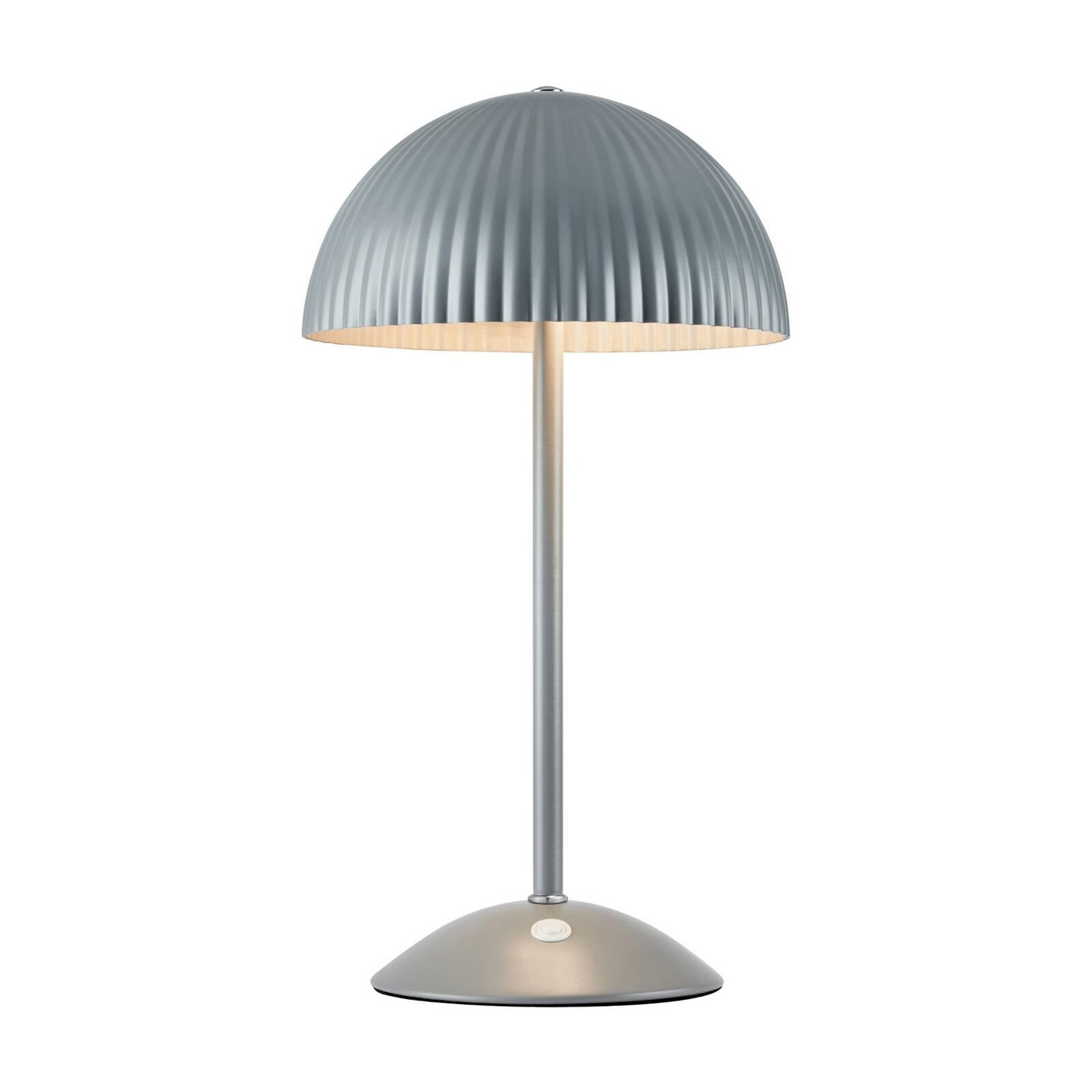 Stolová lampa Zin, sivá, železo, výška 35,5 cm, G9