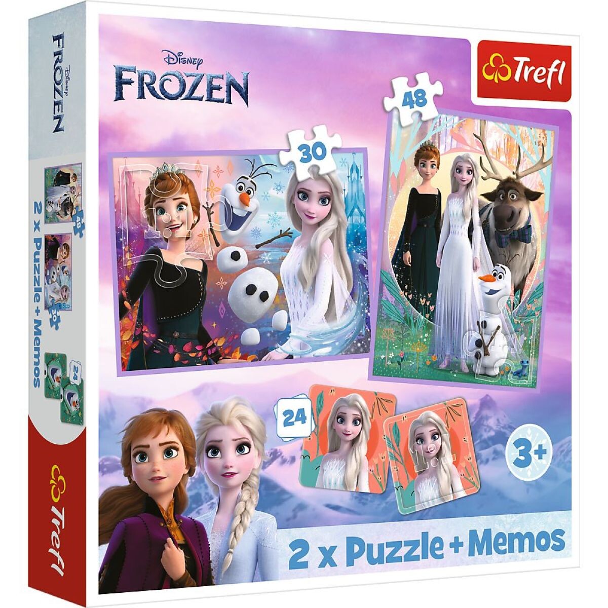 Trefl Puzzle Disney Princezné 2v1 + pexeso