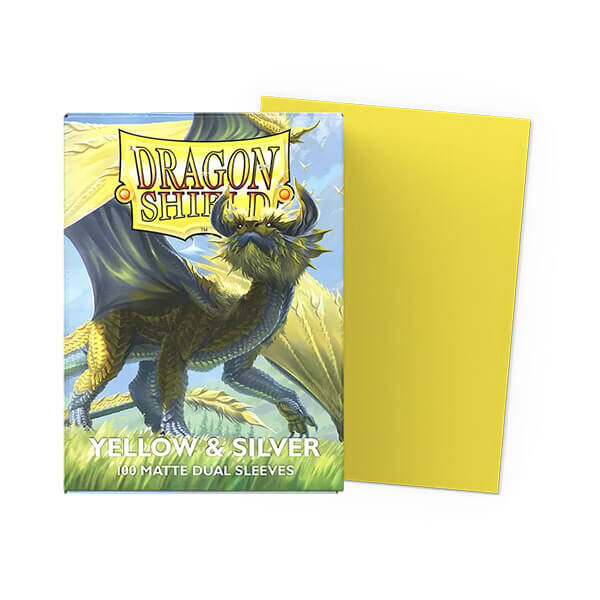 Dragon Shield Obaly na karty Dragon Shield Matte Dual Sleeves - Yellow and Silver - 100 ks
