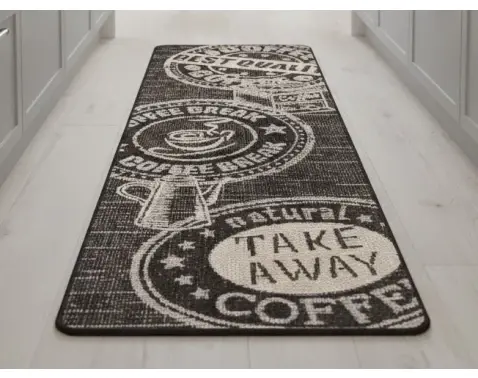 Koberec Flex 67x200 cm, coffee break%