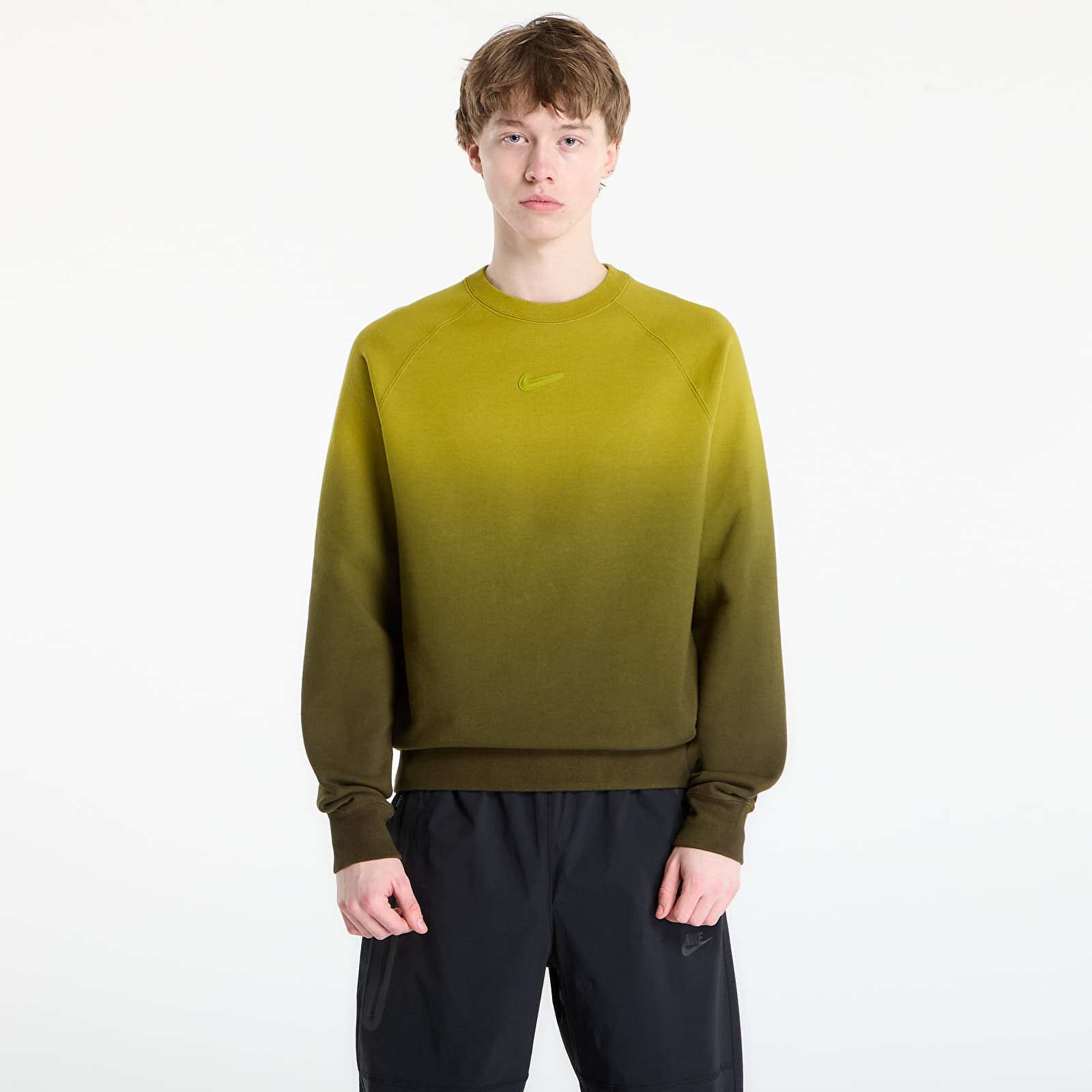 Mikina Nike x NOCTA Men's Fleece CS Crew Moss/ Medium Olive/ Moss M