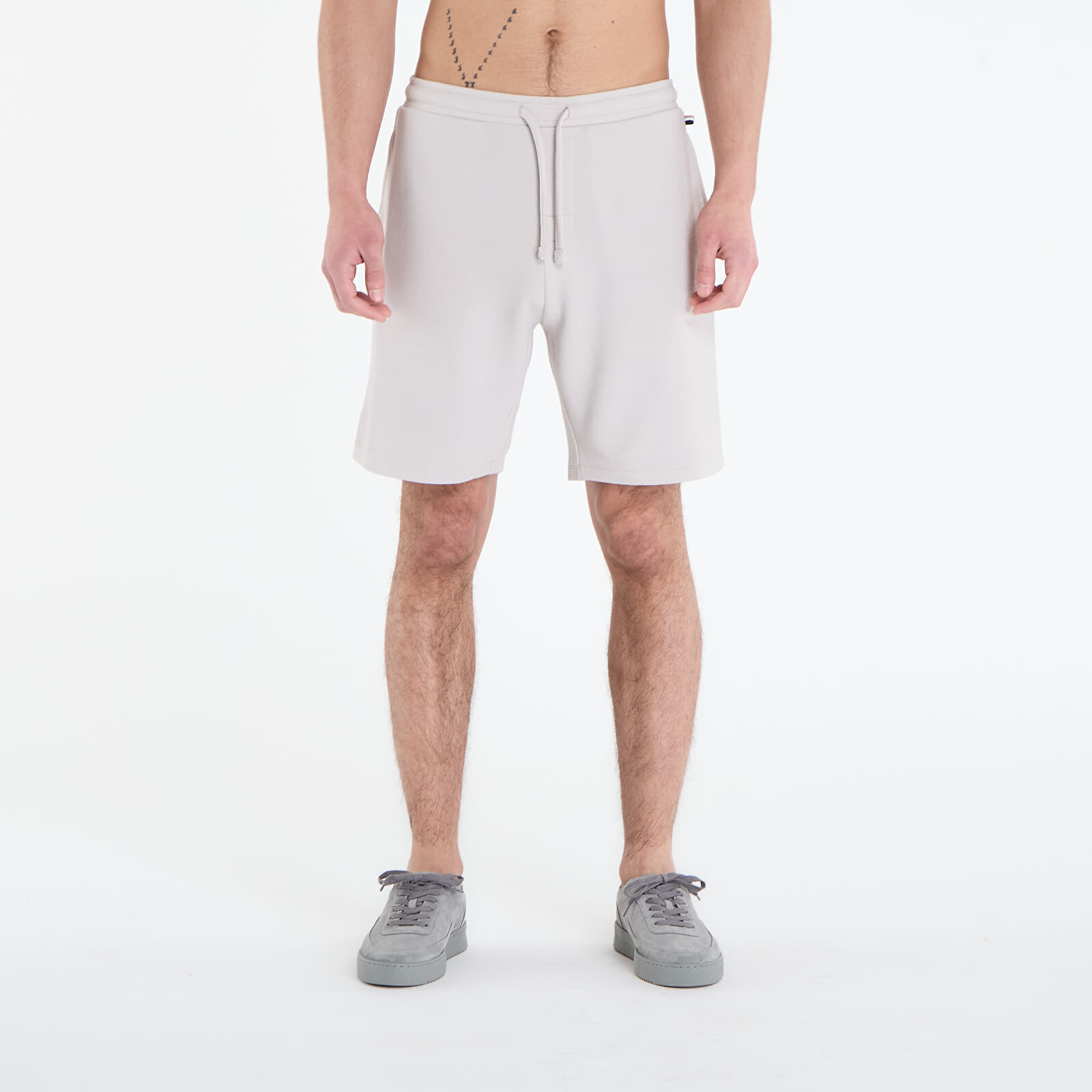 Šortky Hugo Boss Rib Shorts Light Grey L