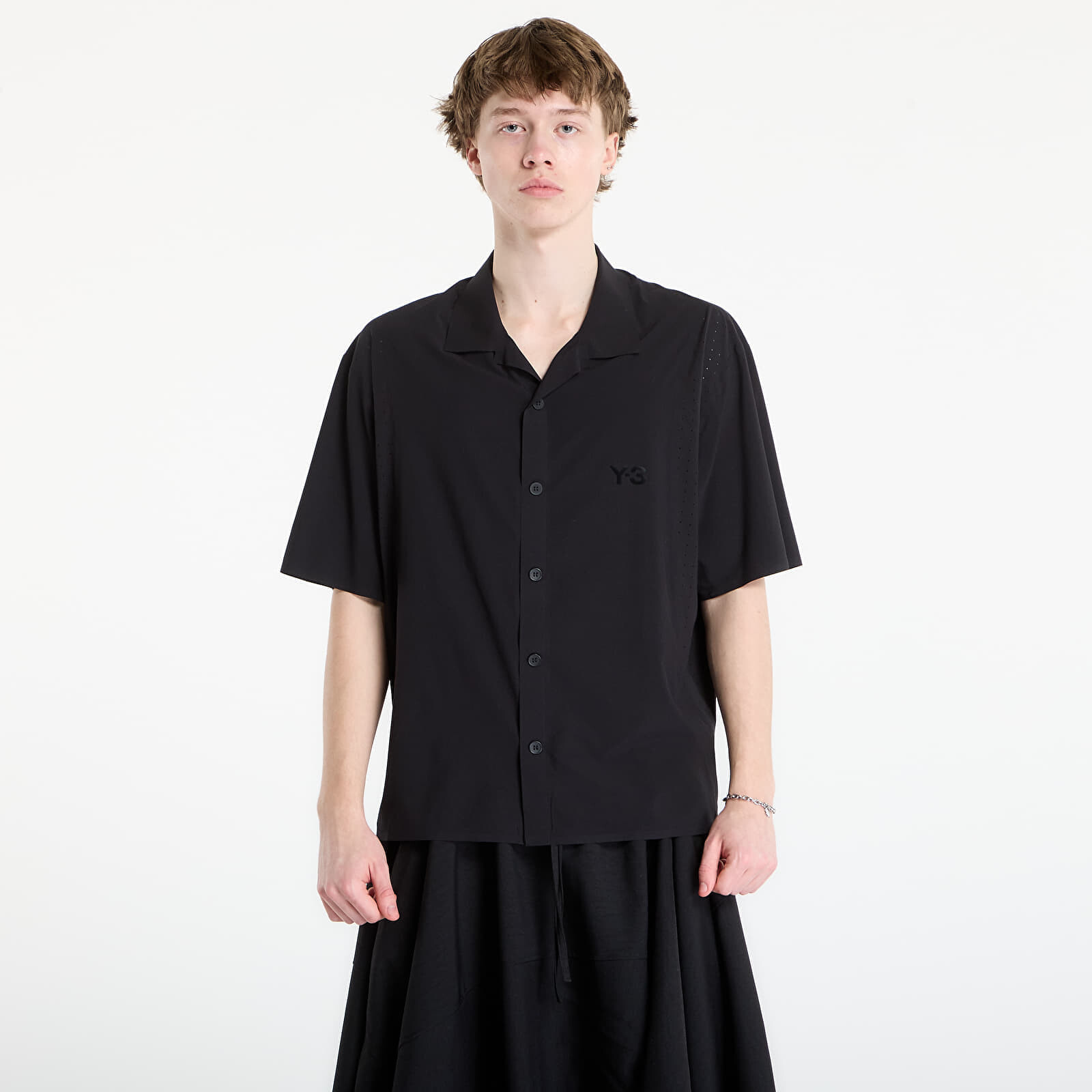 Košeľa Y-3 Ultralight Woven Shirt Black XL