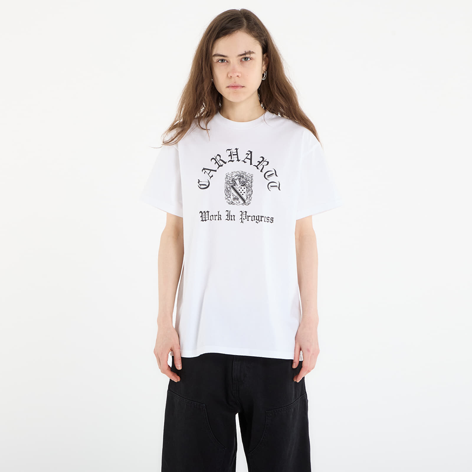 Tričko Carhartt WIP S/S Coat Of Arms T-Shirt UNISEX White XXL