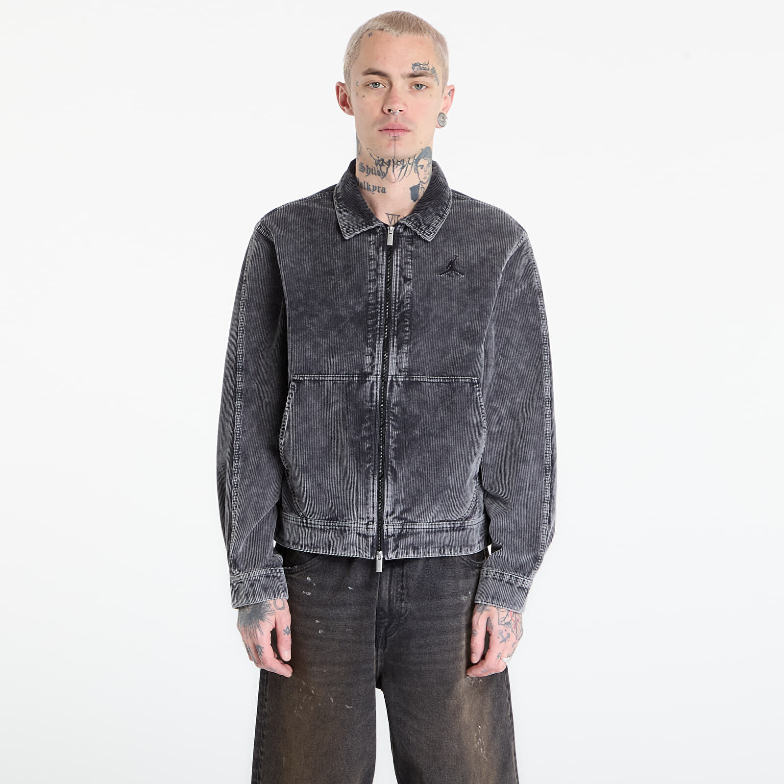 Bunda Jordan Flight Men's Corduroy Chore Jacket Black/ Black L