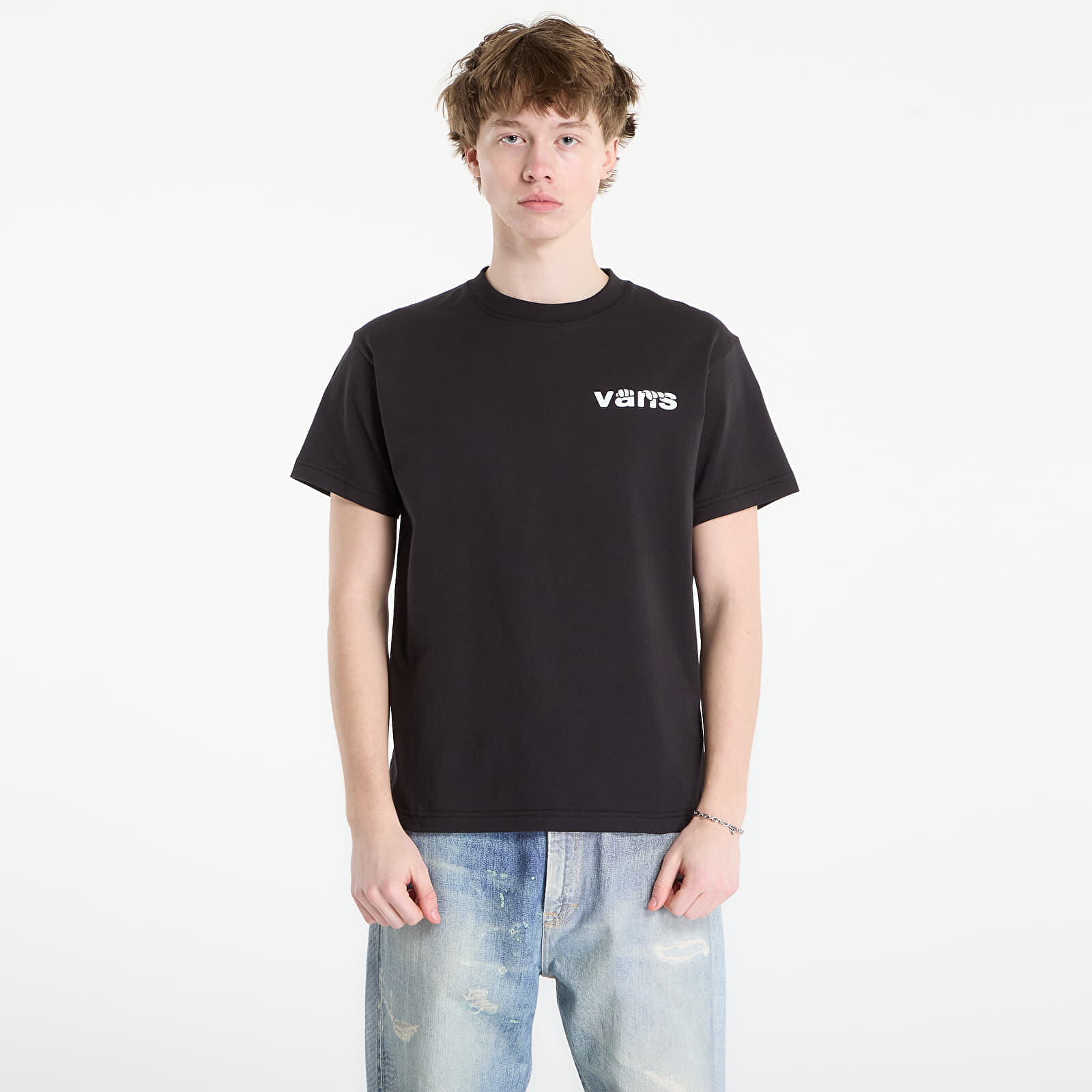 Tričko Vans Keyhole Classic SS Tee Black XL