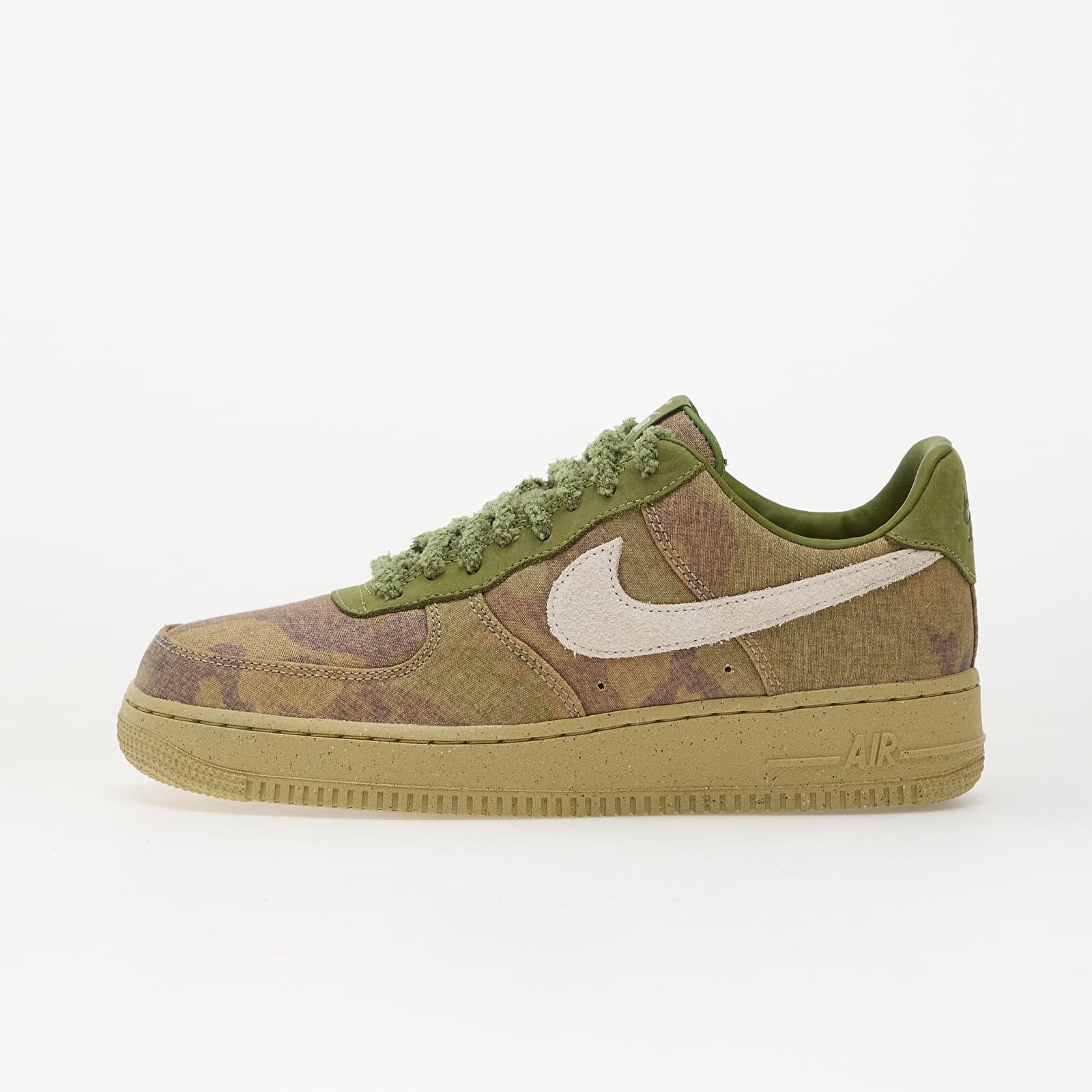 Tenisky Nike Air Force 1 Low Qs Camo Asparagus/ Wheat Grass-Aluminum-Phantom EUR 45
