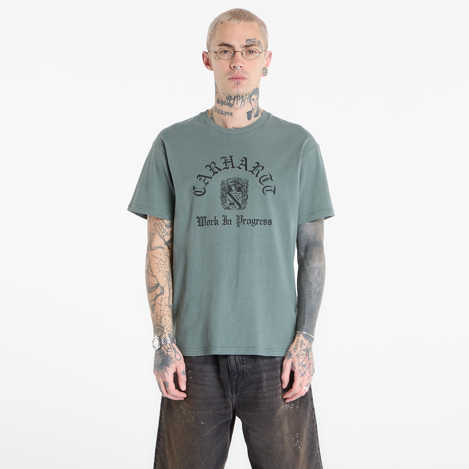 Tričko Carhartt WIP S/S Coat Of Arms T-Shirt UNISEX Velvet Green XXL