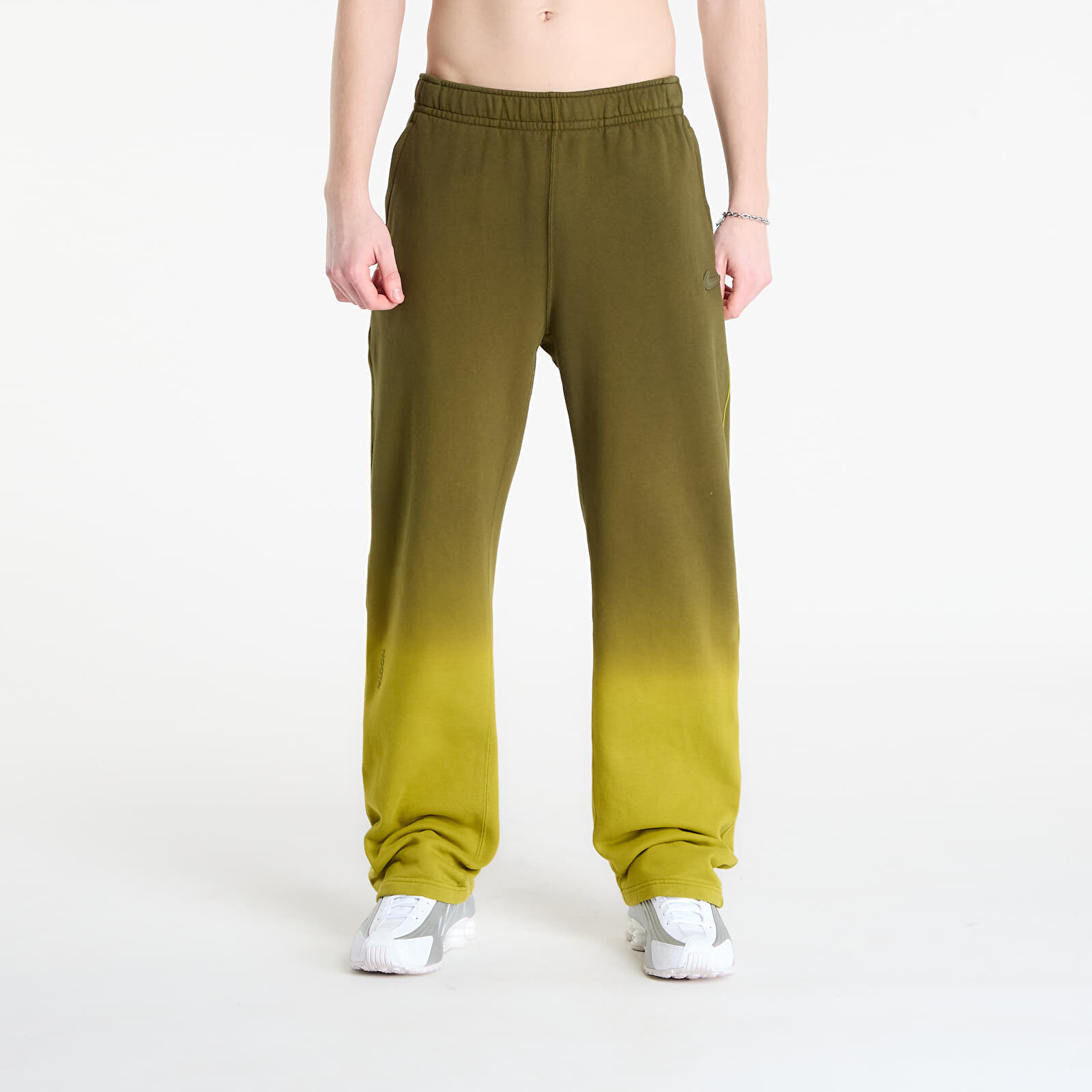 Mikina Nike x NOCTA Men's Open-Hem Fleece CS Pants Moss/ Medium Olive/ Moss M