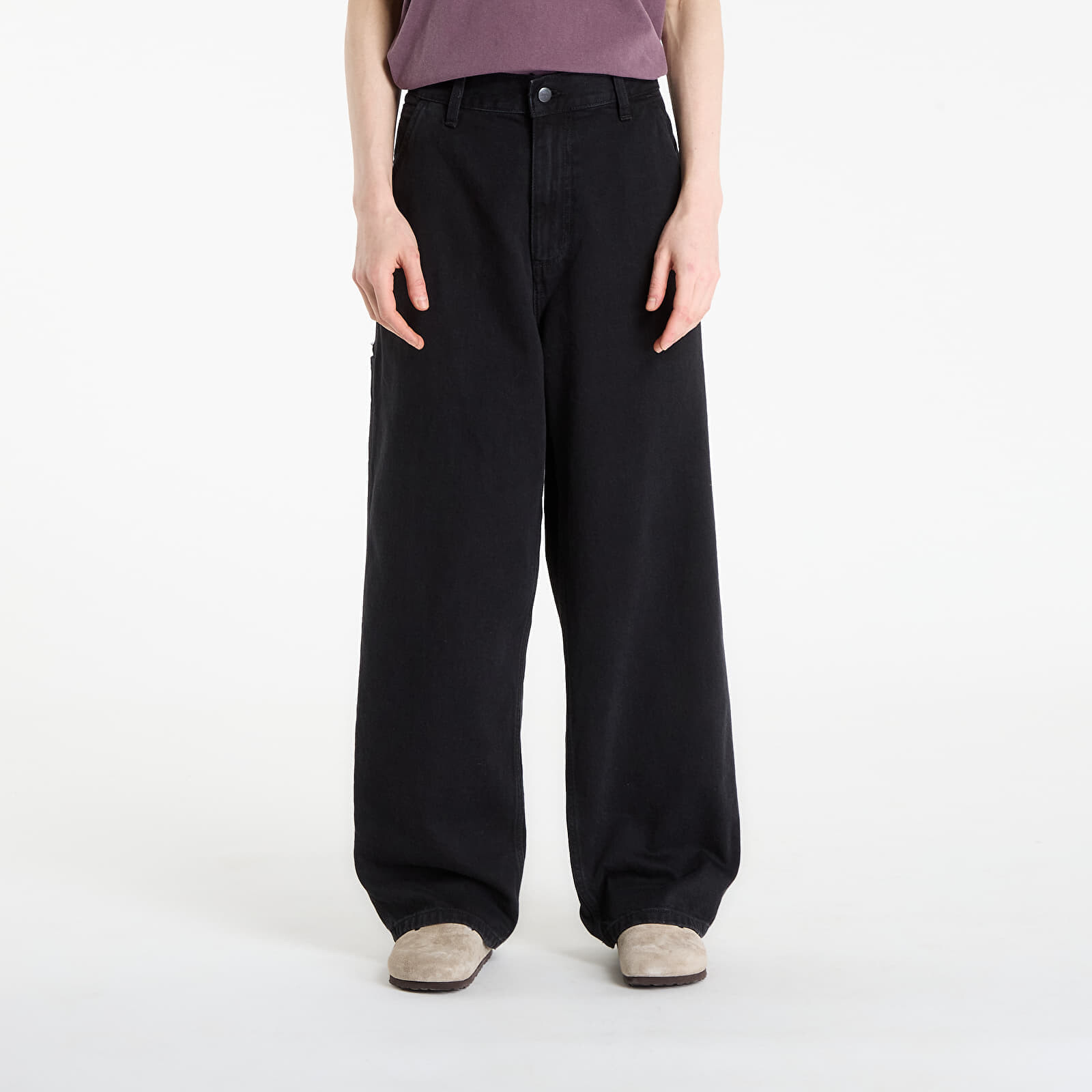 Džínsy Carhartt WIP W' Brandon Single Knee Pant Black L