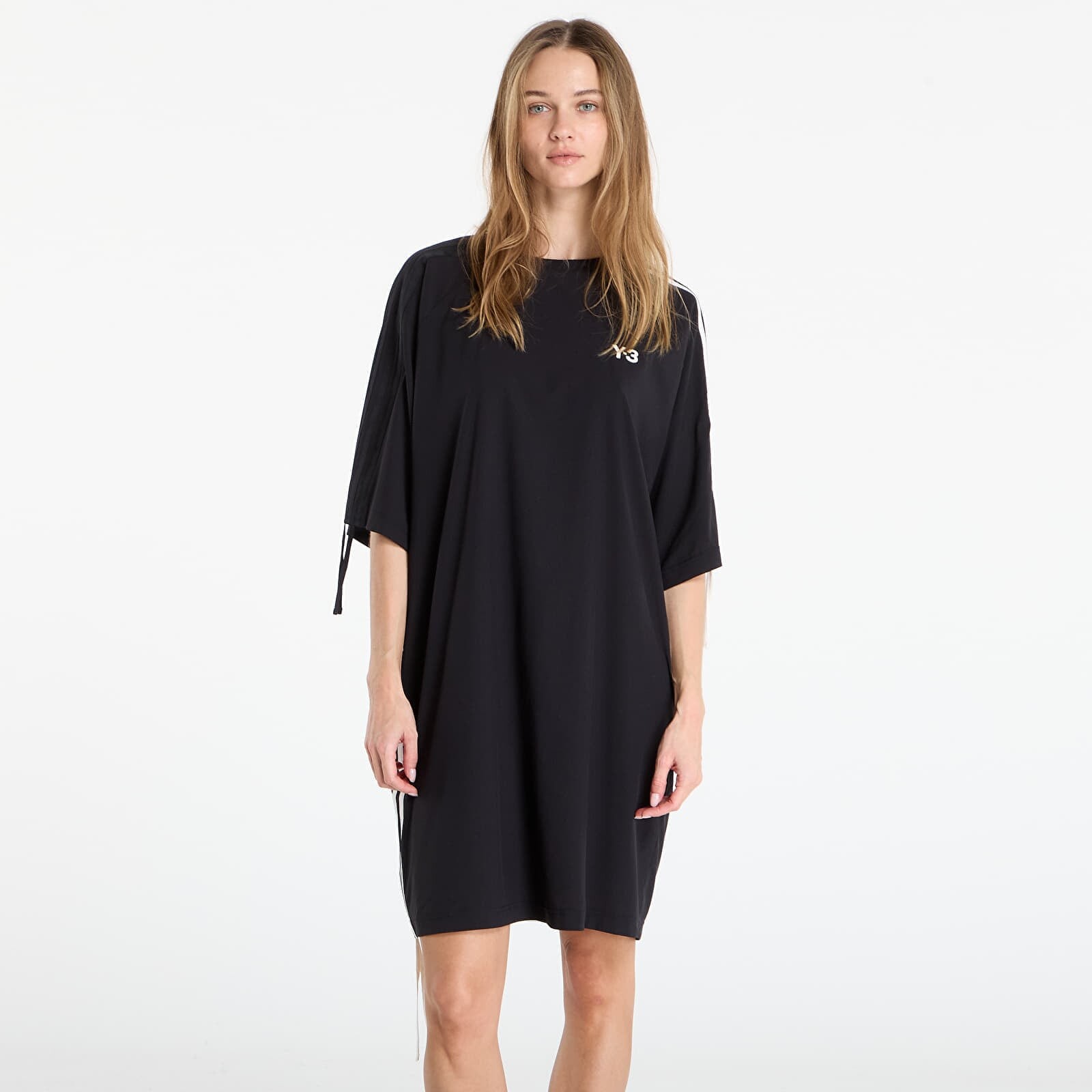 Oblečenie Y-3 Cinch 3 Stripes Oversized Tee Dress Black L