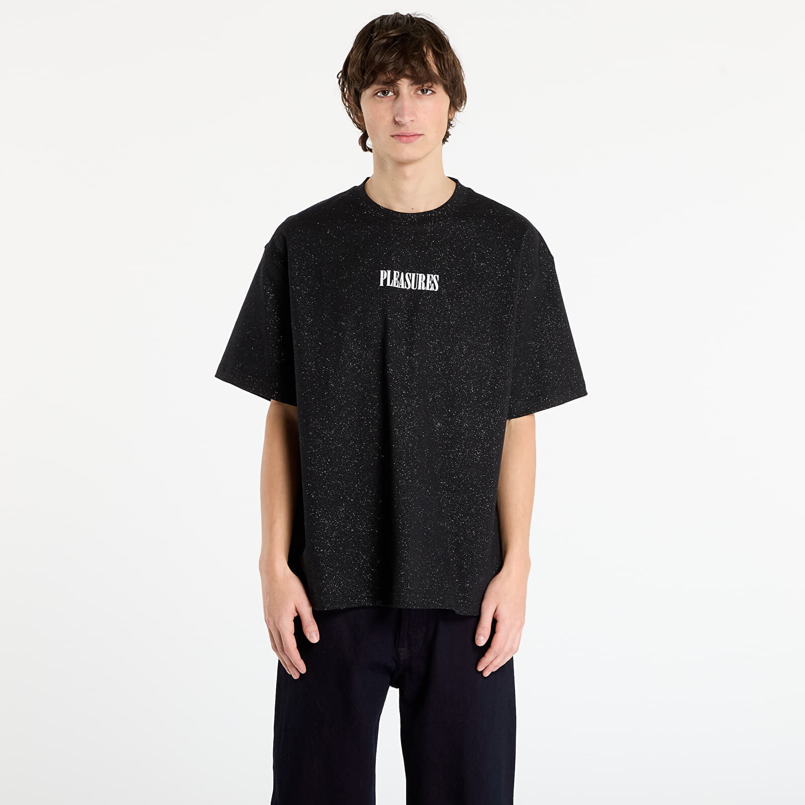 Tričko PLEASURES Starry Heavyweight Shirt Black S