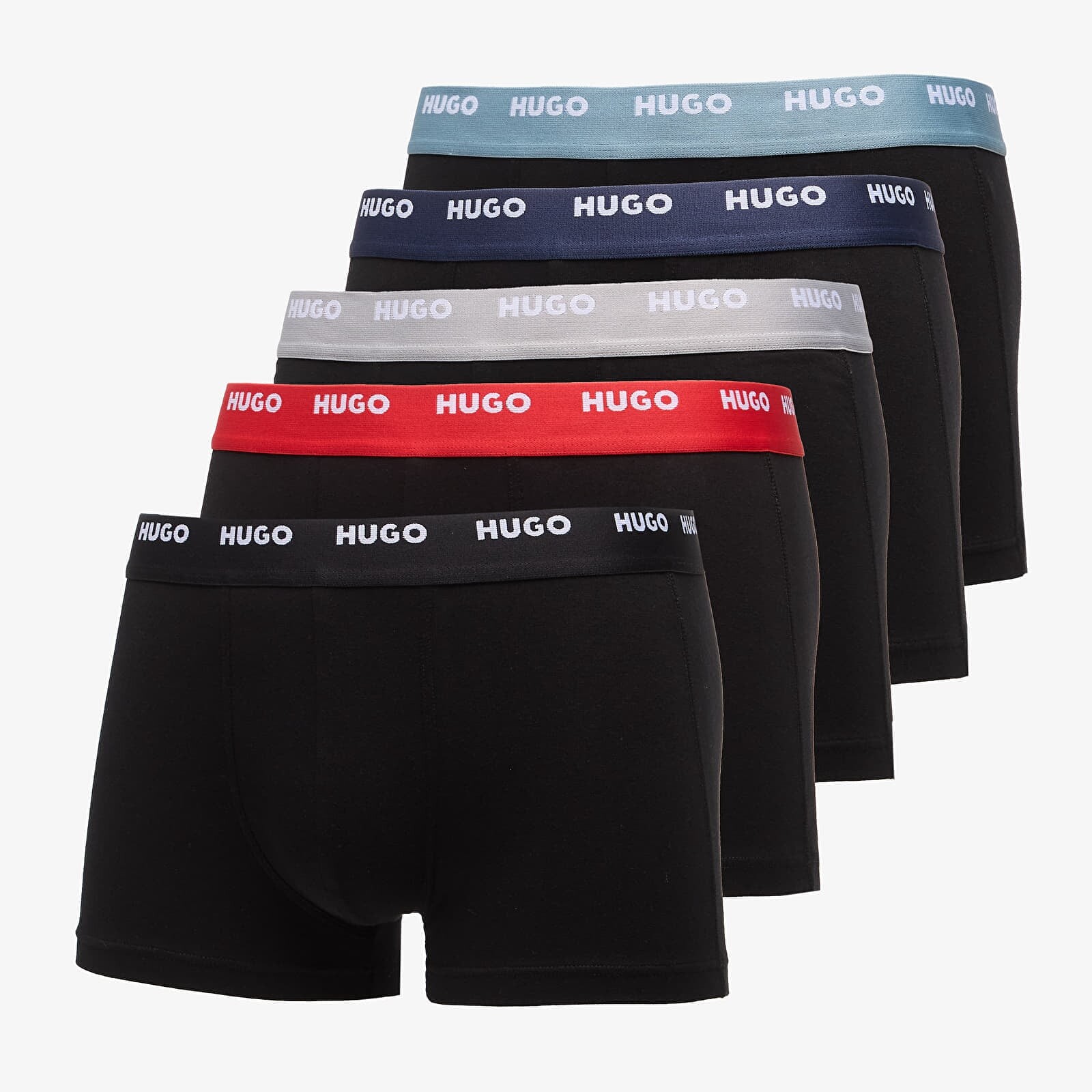 Boxerky Hugo Boss Trunk 5-Pack Black XL