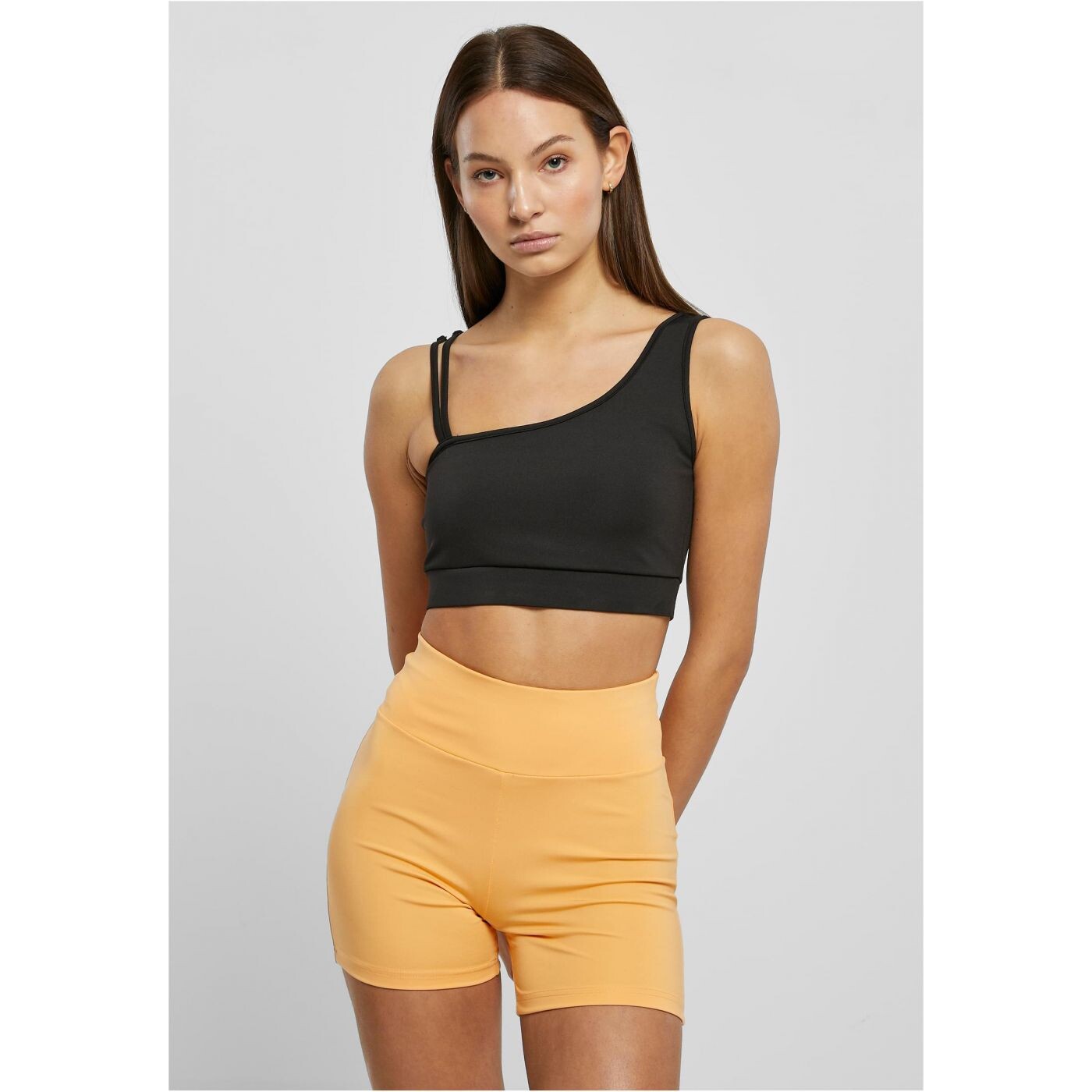 Women's Recycled Asymmetrical Bra Black