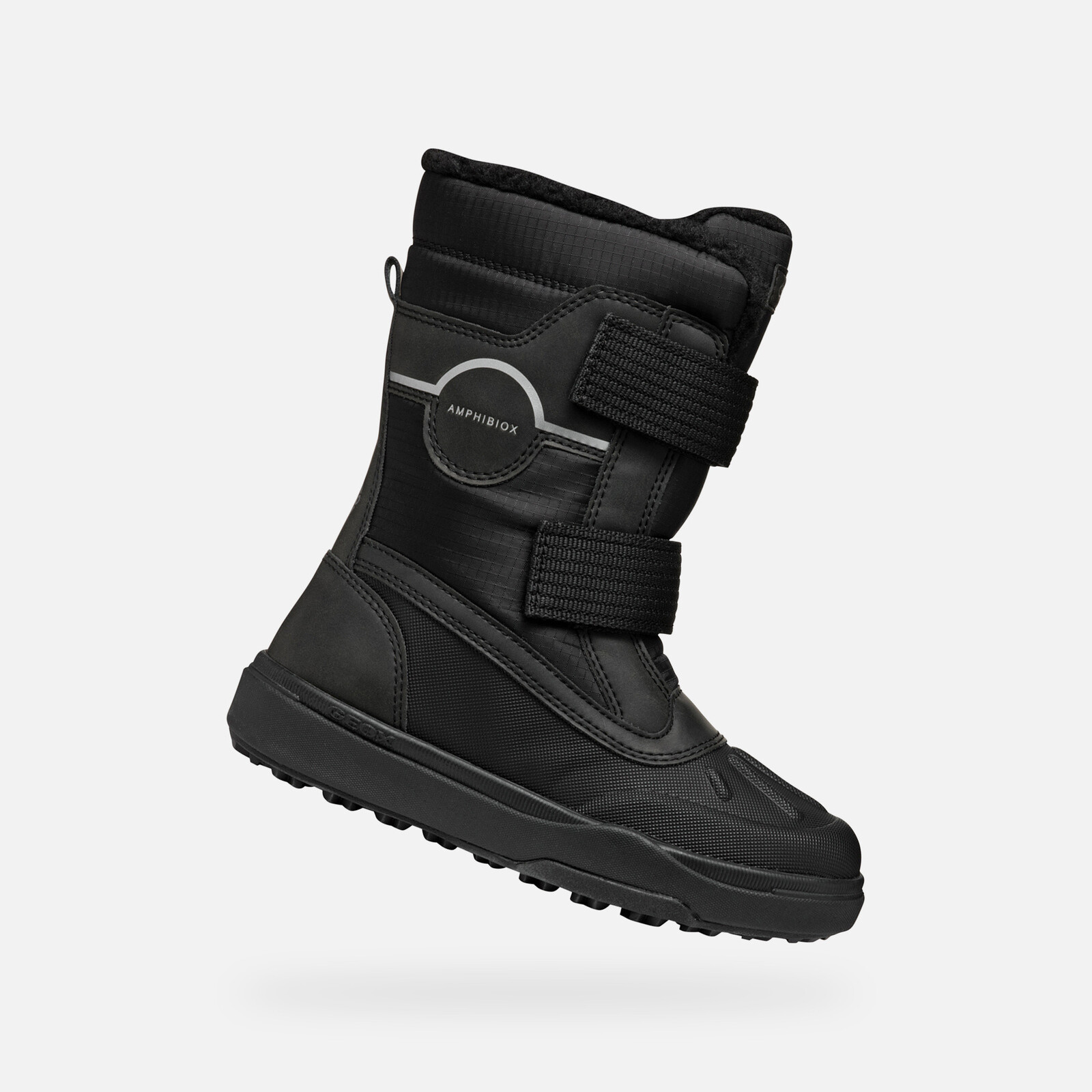 Black Boys' Winter Boots Geox Bunshee PG A - Boys
