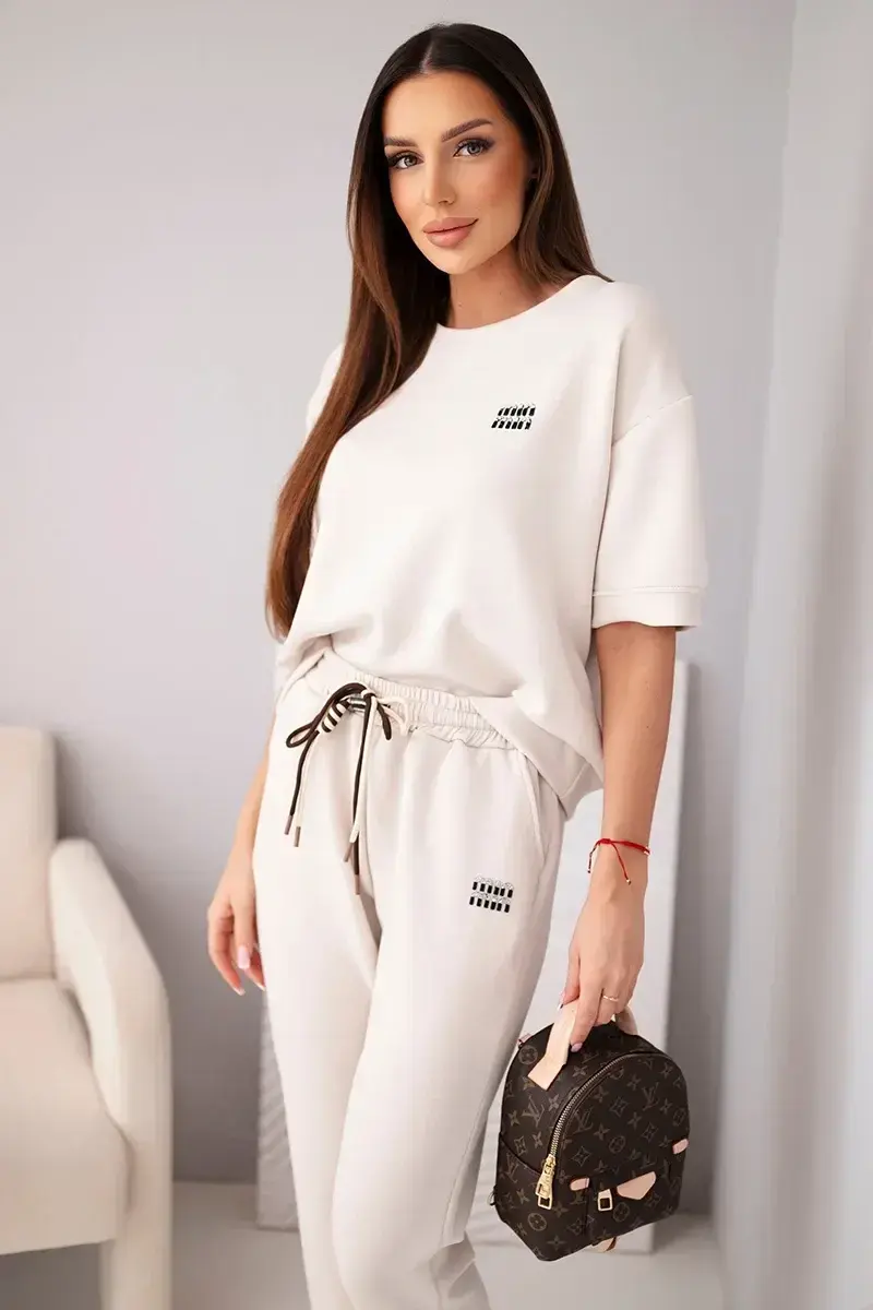 Dámska súprava s krátkym rukávom a nohavicami Kesi