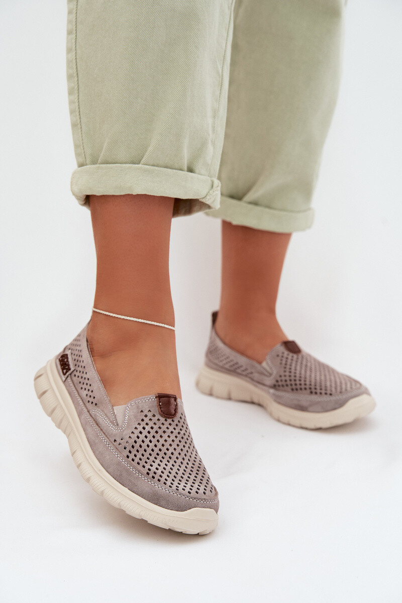 Dámske semišové mokasíny EVENTO