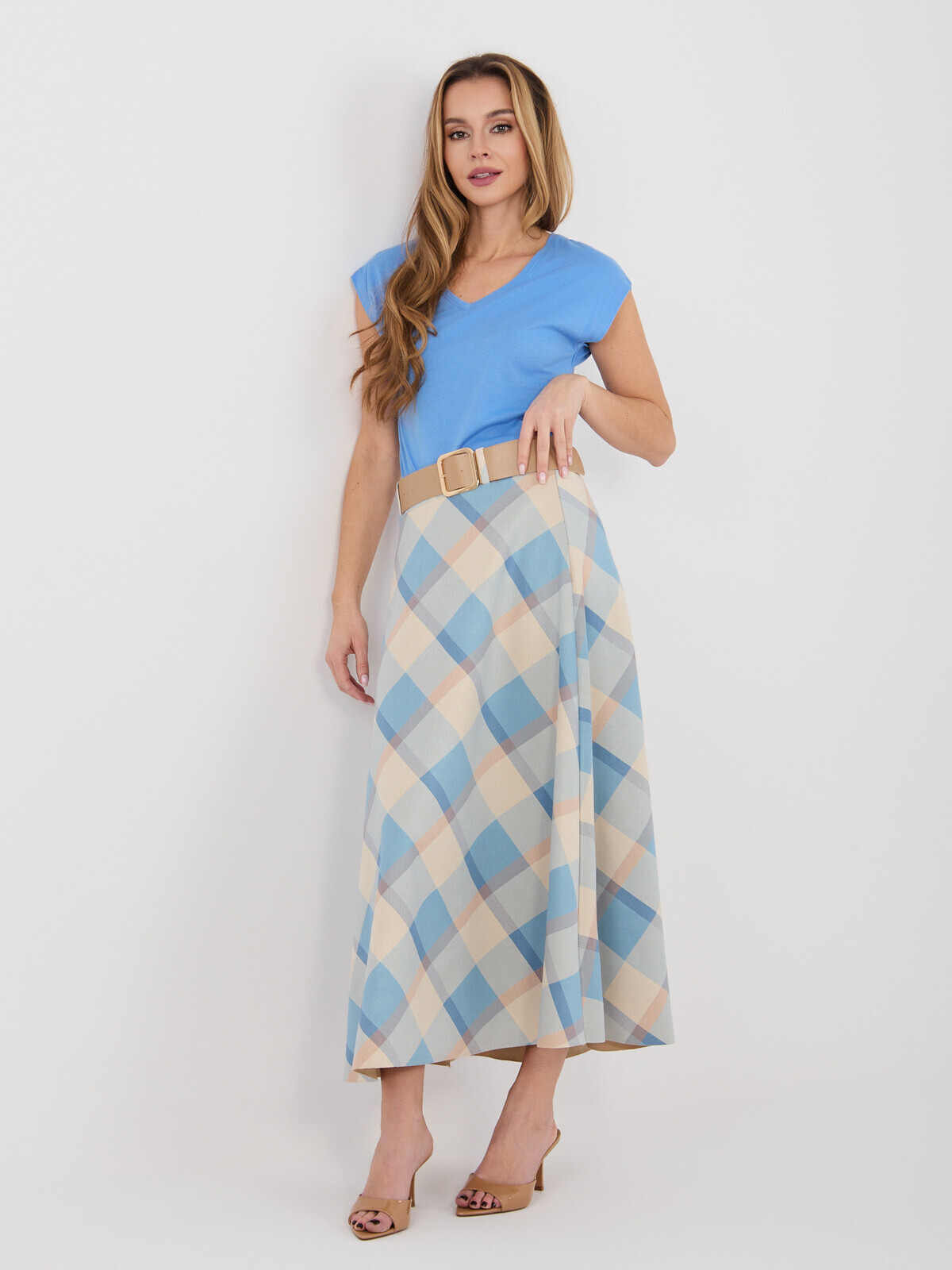 Modrý dámsky T-shirt SUBLEVEL