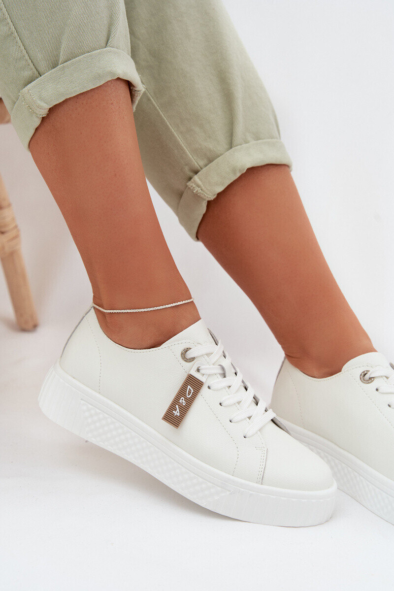 Dámske tenisky z prírodnej kože D&A