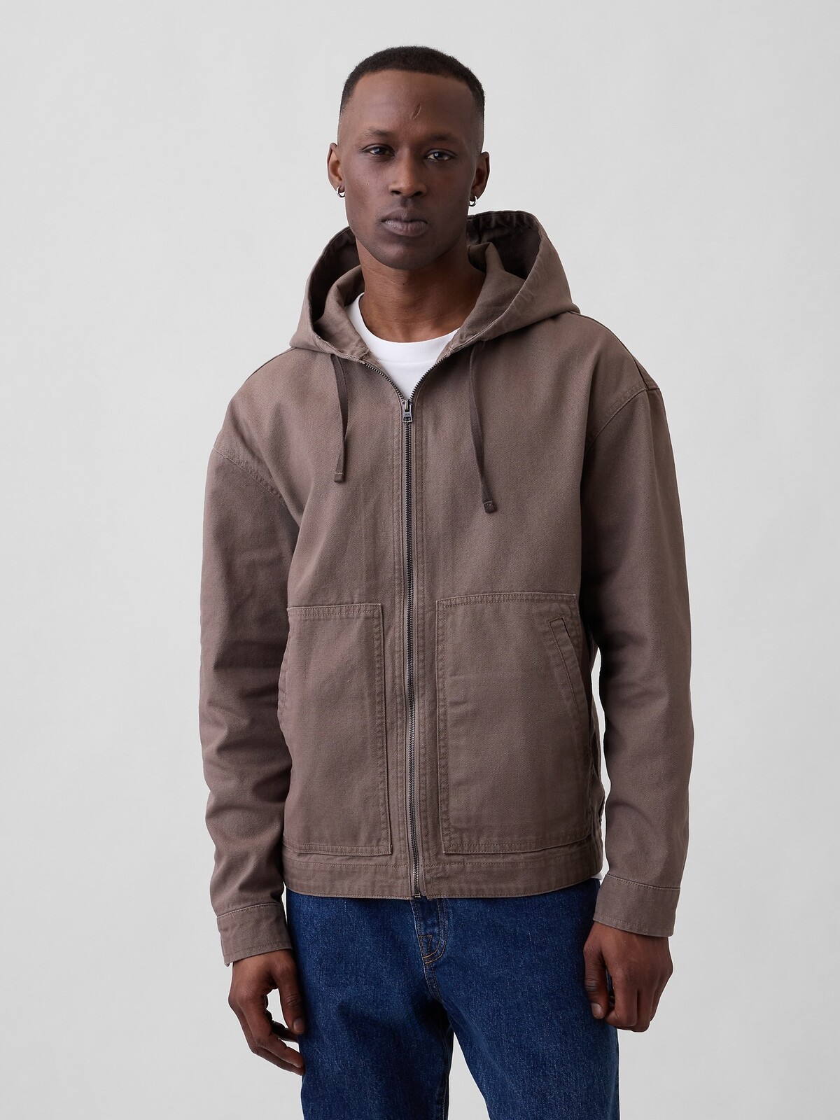 GAP Oversize pánska plátená bunda