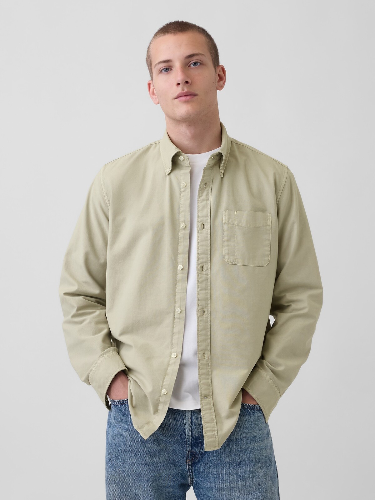 GAP Károvaná Oxford košeľa