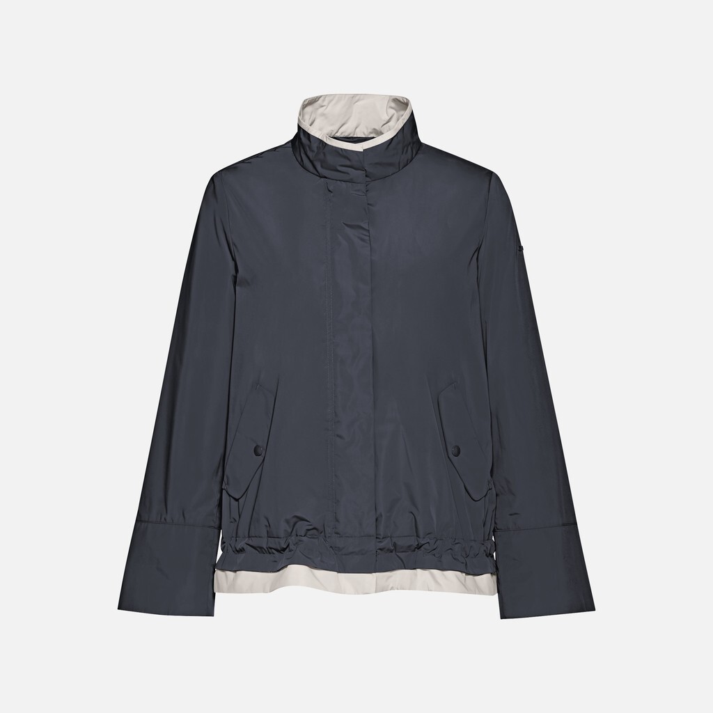 Tmavomodrá dámska bunda Geox Maryemy 3/4